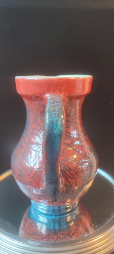 Pichet signé Accolay céramique des années 50/60