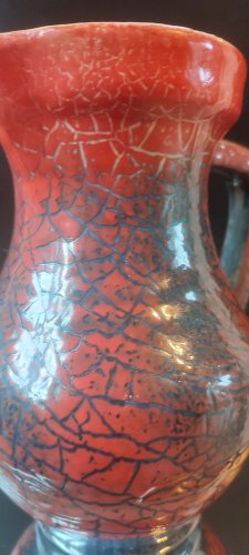 Pichet signé Accolay céramique des années 50/60