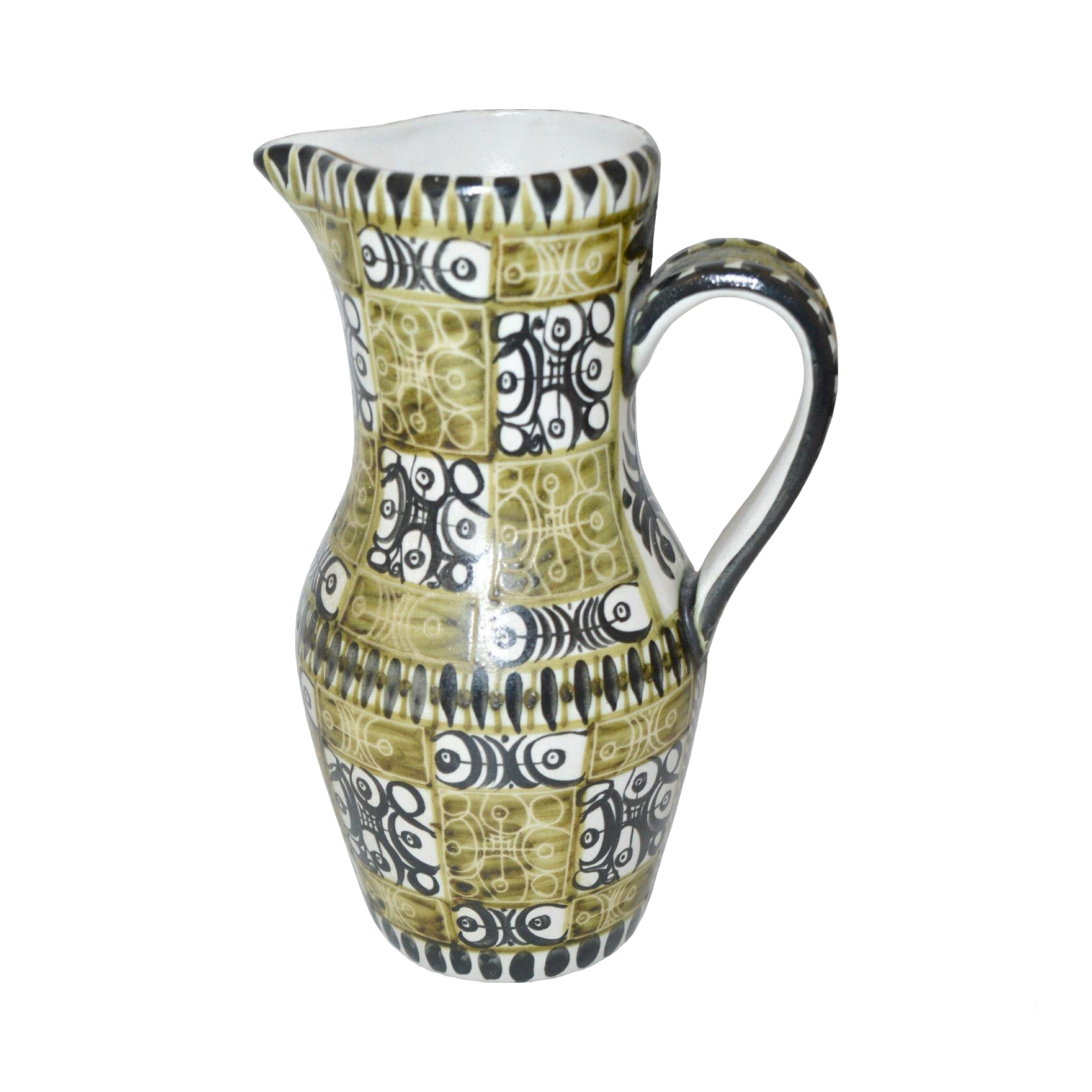 PICHET VASE CERAMIQUE MODERNISTE 1950 KERALUC QUIMPER HORELLOU