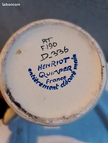 pichet vintage henriot quimper en bon etat