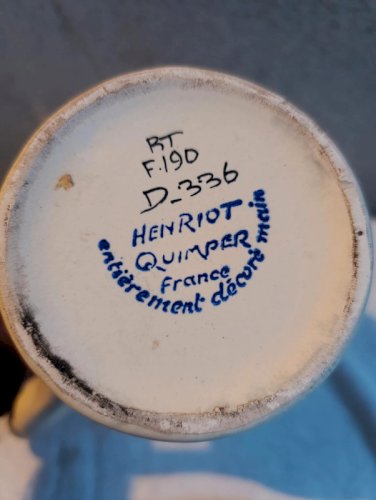 pichet vintage henriot quimper en bon etat