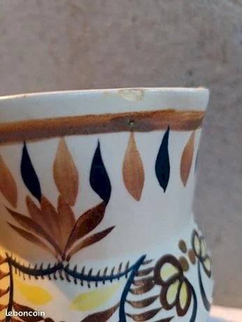 pichet vintage henriot quimper en bon etat