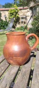 Vintage Jug Signed Les Grottes Dieulefit, 1950
