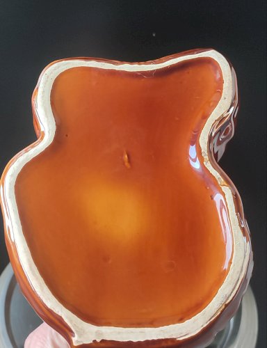 Pichet zoomorphe en céramique chien caniche années 50–60 