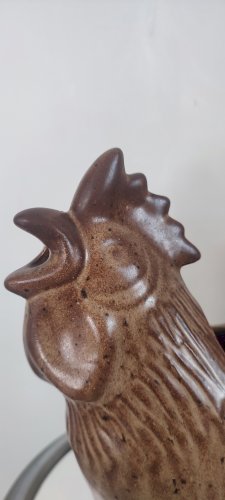 Pichet zoomorphe en céramique Vallauris , forme coq