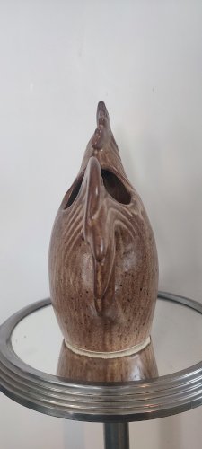 Pichet zoomorphe en céramique Vallauris , forme coq