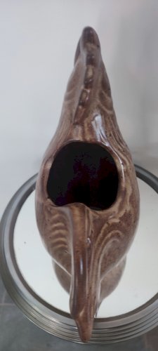 Pichet zoomorphe en céramique Vallauris , forme coq