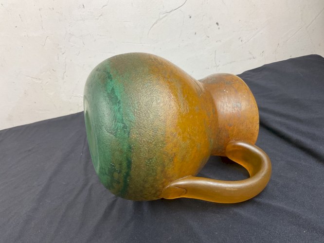 PICHET,POT A EAU PATE DE VERRE marmoréen GEORGE DE FEURE