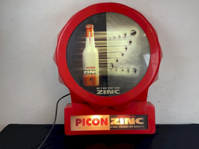 PICON ZINC Enseigne Lumineuse Fixé .