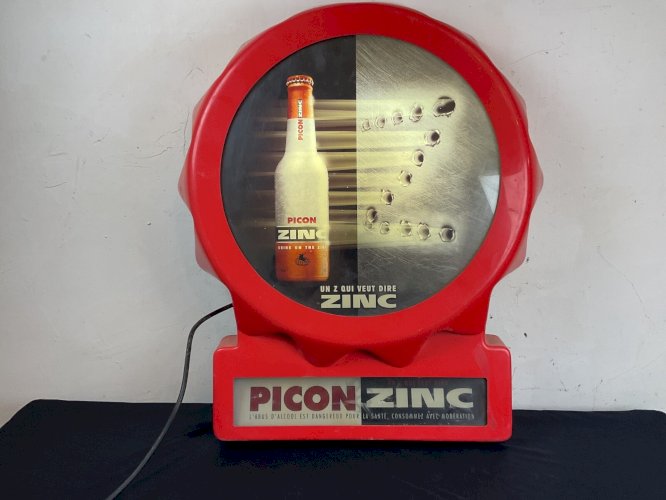 PICON ZINC Enseigne Lumineuse Fixé .
