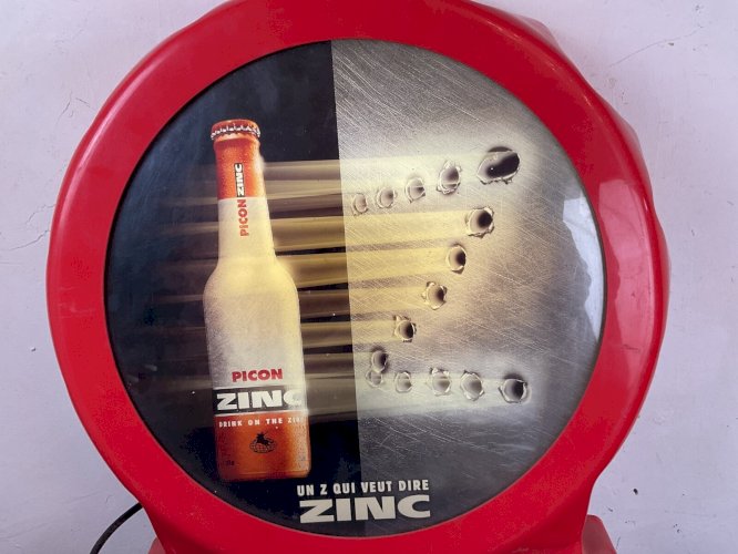 PICON ZINC Enseigne Lumineuse Fixé .
