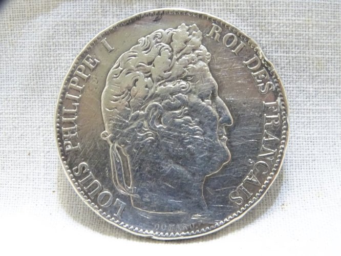 -PIECE ECU 5 Francs LOUIS PHILIPPE 1845 W MONNAIE ARGENT COLLECTION