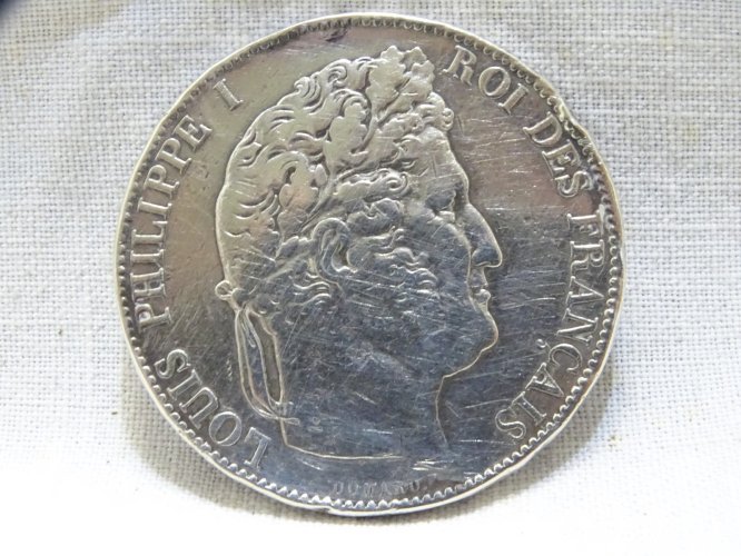 -PIECE ECU 5 Francs LOUIS PHILIPPE 1845 W MONNAIE ARGENT COLLECTION