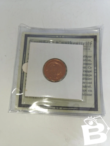 Pièce représentant le dernier Penny Irlandais Porte-Bonheur millésime 1996