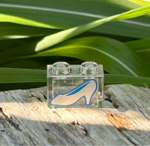 Lego piece/accessory Cinderella shoe pattern brick