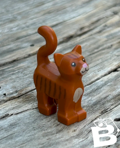 Pièce/accessoire Lego chat roux