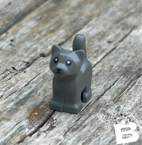 Pièce/accessoire Lego chaton gris