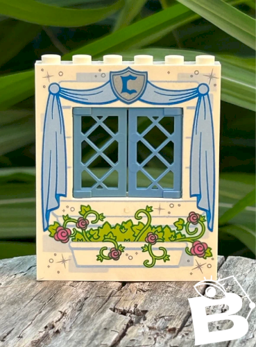 Pièce/accessoire Lego cloison avec fenêtre
