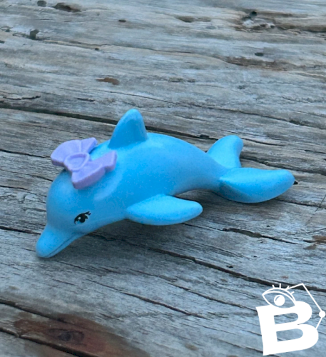Pièce/accessoire Lego dauphin bleu