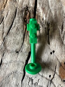 Lego piece/accessory green metal detector
