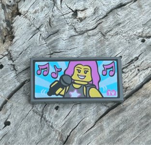 Lego piece/accessory TV screen
