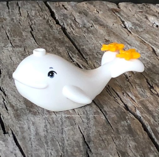 Pièce/accessoire Lego Friends baleine blanche