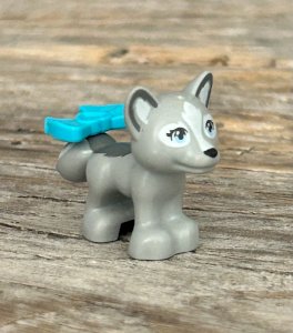 Pièce/accessoire Lego Friends loup gris