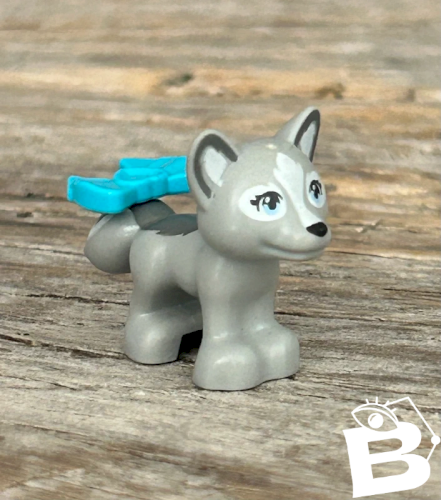 Pièce/accessoire Lego Friends loup gris