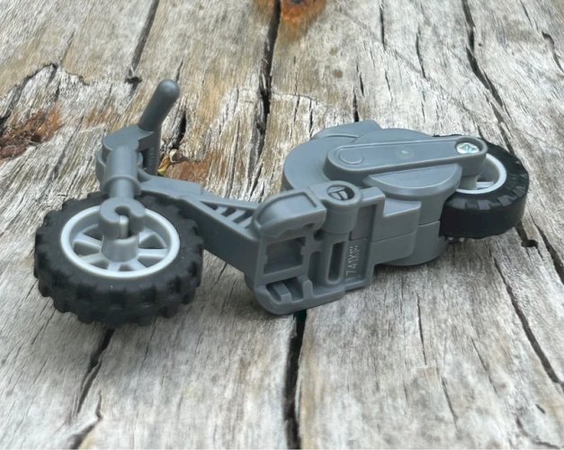 Pièce/accessoire Lego moto grise