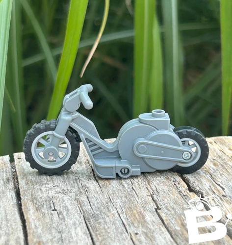 Pièce/accessoire Lego moto grise