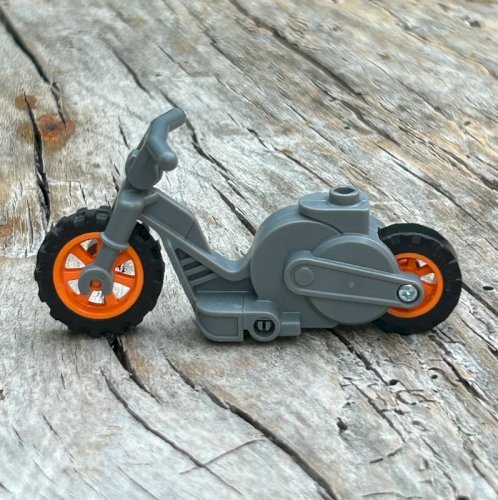 Pièce/accessoire Lego moto grise