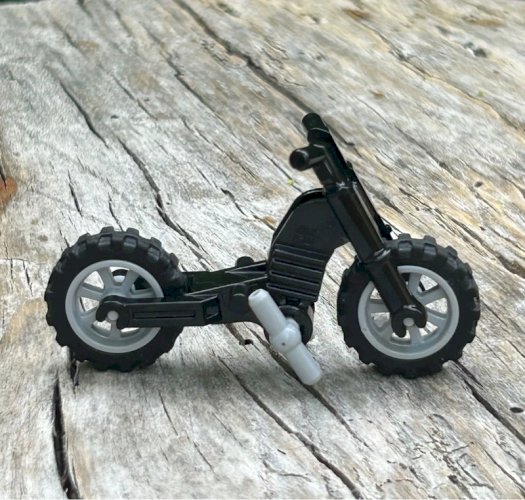 Pièce/accessoire Lego moto noire