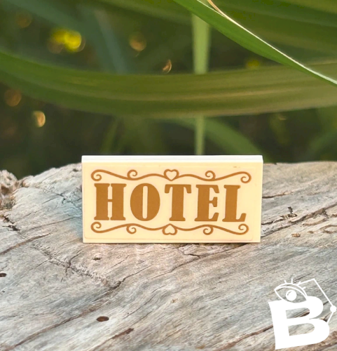 Pièce/accessoire Lego plaque Hôtel