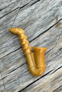 Lego saxophone piece/accessory