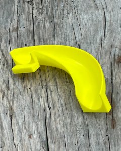 Lego piece/accessory neon yellow slide