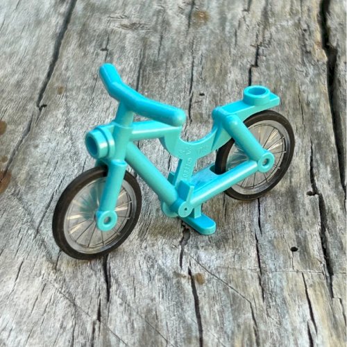 Pièce/accessoire Lego vélo bleu