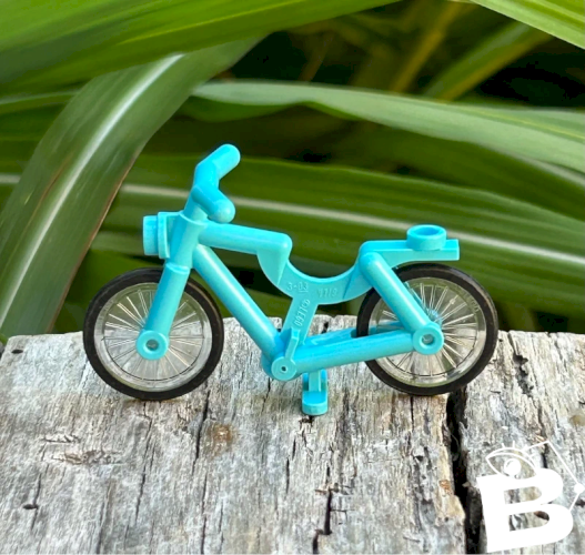 Pièce/accessoire Lego vélo bleu