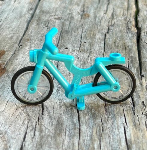 Pièce/accessoire Lego vélo bleu