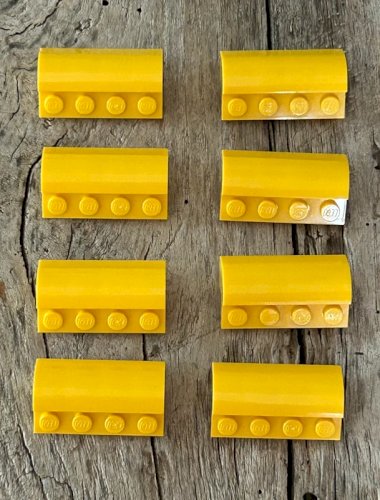 Pièces de construction Lego jaunes