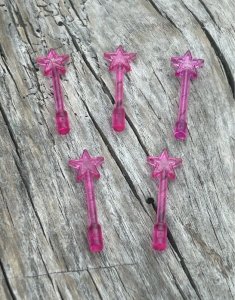Lego pieces/accessories pink magic wands