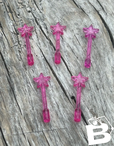 Pièces/accessoires Lego baguettes magiques roses