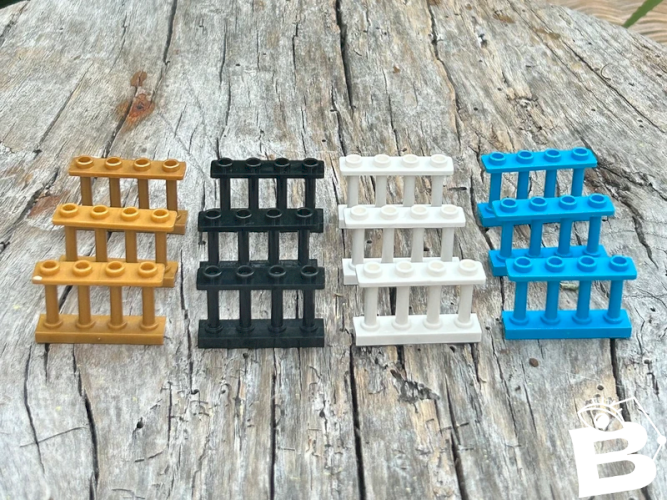 Pièces/accessoires Lego barrières multicolores