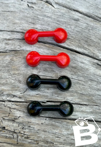 Pièces/accessoires Lego combinés de téléphone noirs et rouges