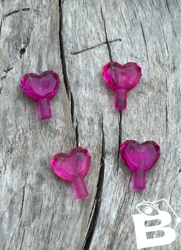 Pièces/accessoires Lego cœurs roses