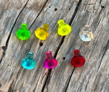 Lego pieces/accessories multicolored diamonds