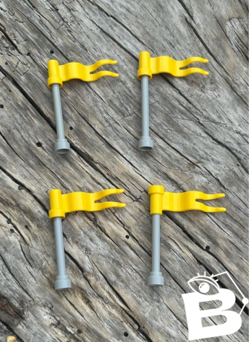 Pièces/accessoires Lego drapeaux jaunes