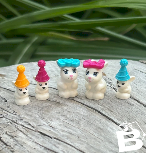 Pièces/accessoires Lego famille lapins