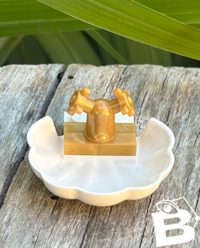 Pièces/accessoires Lego lavabo coquillage plus robinet