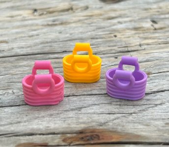 Lego pieces/accessories multicolored baskets