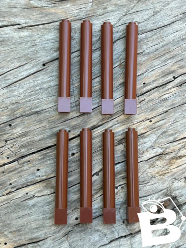 Pièces/accessoires Lego piliers marrons